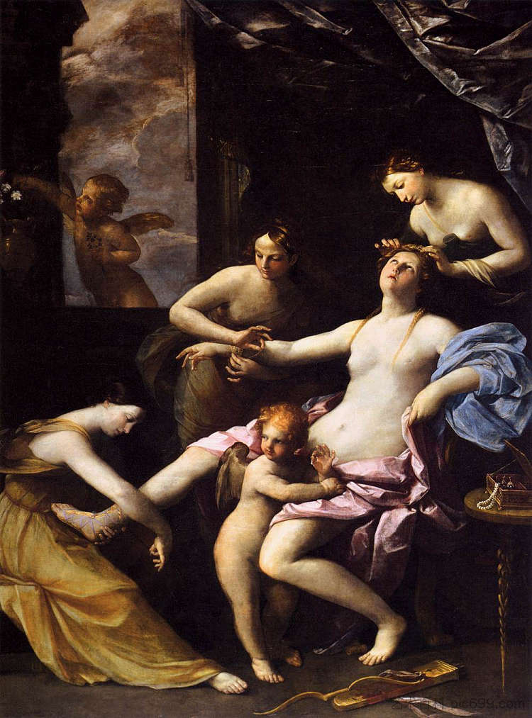 维纳斯的厕所 The Toilet of Venus (1621 - 1623)，纪多·雷尼