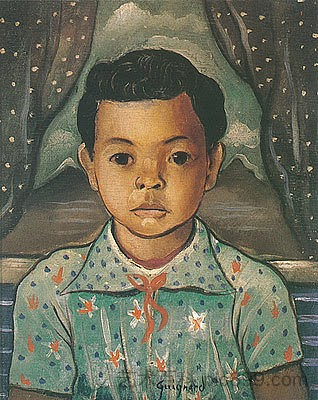 男孩 Menino (c.1935)，阿尔贝托·达维加·吉尼亚德