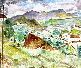 欧鲁普雷图景观 Paisagem Ouro Preto (1959)，阿尔贝托·达维加·吉尼亚德