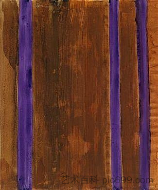 无题（棕色/紫色） Untitled (brown/violet) (2001)，冈瑟·弗格