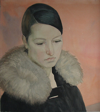 一个女孩的肖像。 Meitenes portrets. (1964; Latvia                     )，冈蒂斯·斯特鲁普利斯