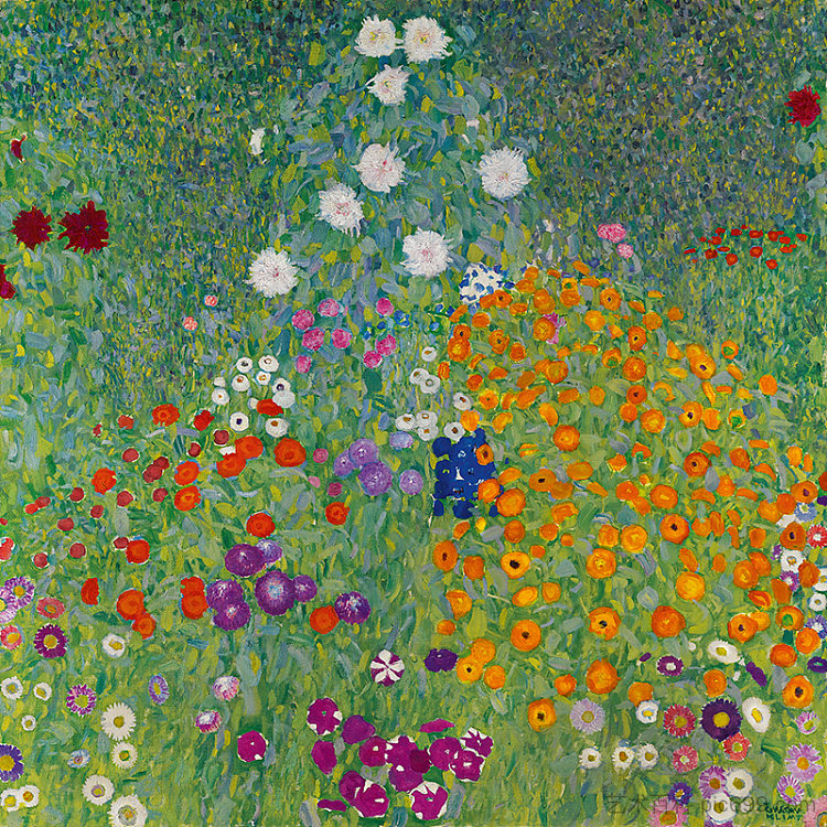 花园 Blumengarten (1907)，古斯塔夫·克林姆特