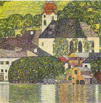 阿特湖畔安特拉赫教堂 Church in Unterach on the Attersee (1916)，古斯塔夫·克林姆特