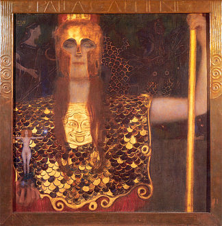 密涅瓦或帕拉斯雅典娜 Minerva or Pallas Athena (1898)，古斯塔夫·克林姆特