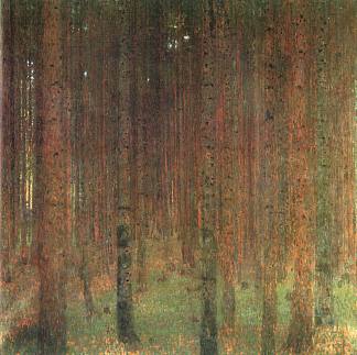 松林二期 Pine Forest II (1901)，古斯塔夫·克林姆特