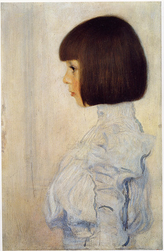 海伦·克里姆特的肖像 Portrait of Helene Klimt (1898)，古斯塔夫·克林姆特