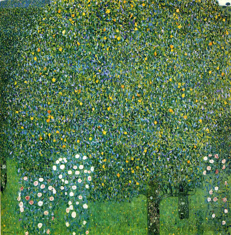 树下的玫瑰 Roses under the Trees (c.1905),古斯塔夫·克林姆特