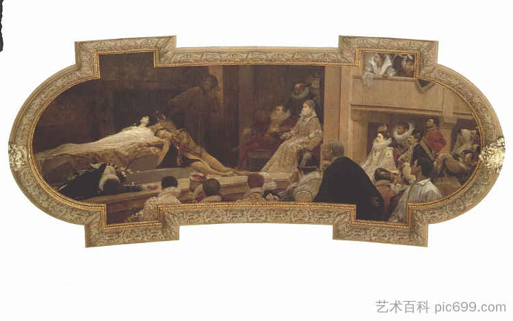 伦敦环球剧院 The Globe Theatre in London (1888)，古斯塔夫·克林姆特