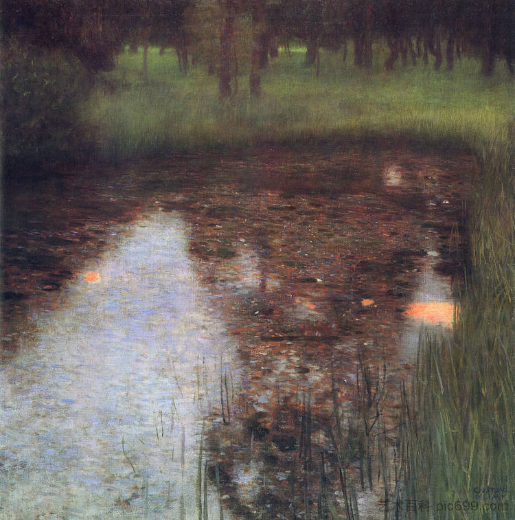 沼泽 The Swamp (1900)，古斯塔夫·克林姆特