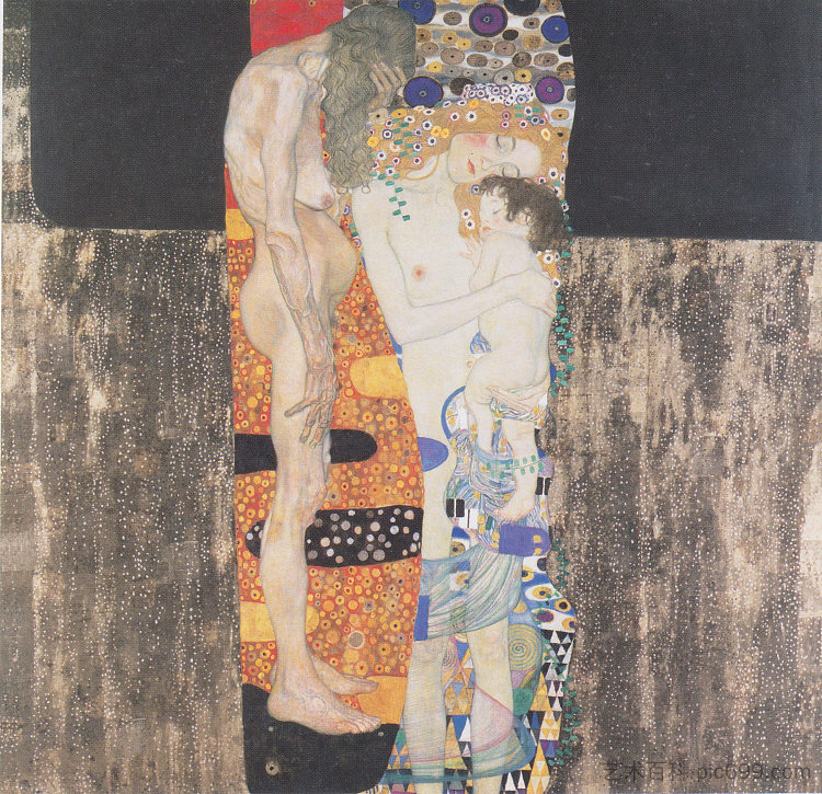 女人的三个时代 The Three Ages of Woman (1905),古斯塔夫·克林姆特