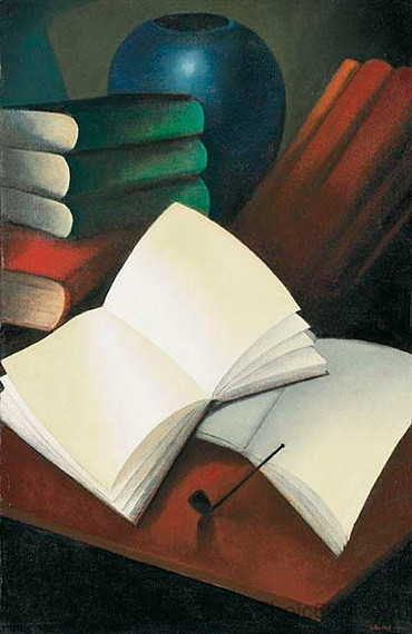 静物与书籍 Nature morte avec des livres (1941)，古斯塔夫·布切特