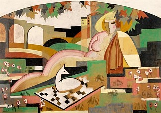 裸体和构图 Nu et composition (1929)，古斯塔夫·布切特
