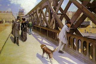 欧洲之桥 Le Pont de l’Europe (1876 – 1877)，古斯塔夫·卡里伯特