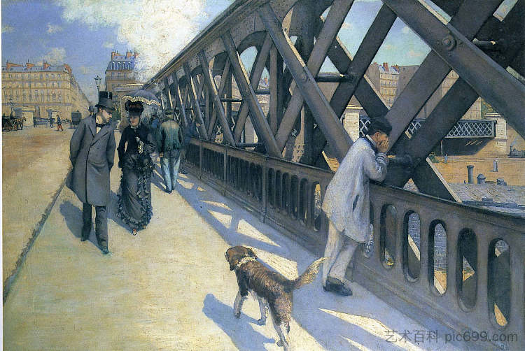 欧洲之桥 Le Pont de L'Europe (c.1881 - c.1882),古斯塔夫·卡里伯特