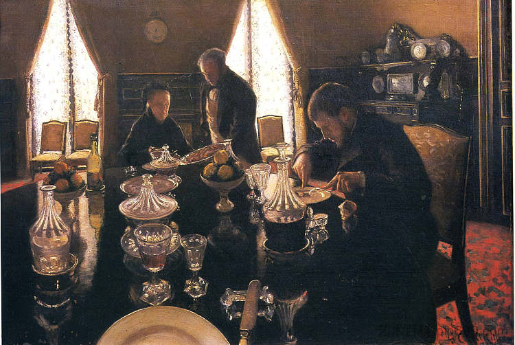 午餐 Luncheon (1876)，古斯塔夫·卡里伯特