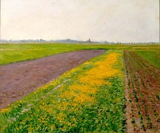 热讷维耶平原 Plain of Gennevilliers (1884)，古斯塔夫·卡里伯特