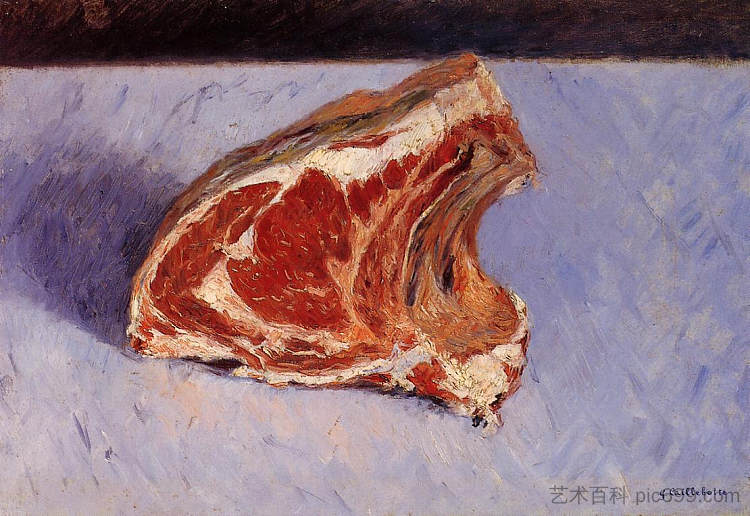 牛肋骨 Rib of Beef (c.1882)，古斯塔夫·卡里伯特