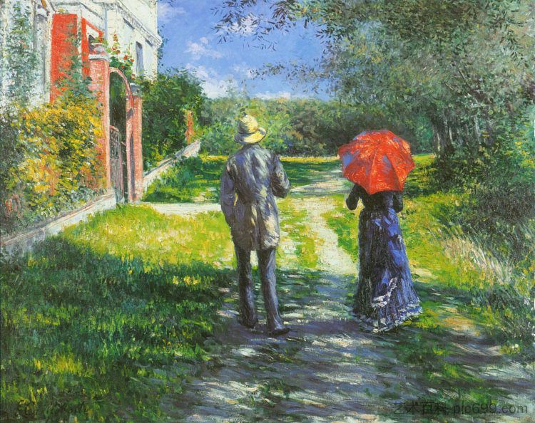 上升之路 Rising Road (1881),古斯塔夫·卡里伯特