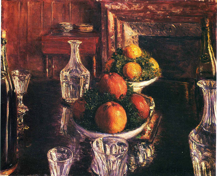 静物画 Still Life (1879)，古斯塔夫·卡里伯特