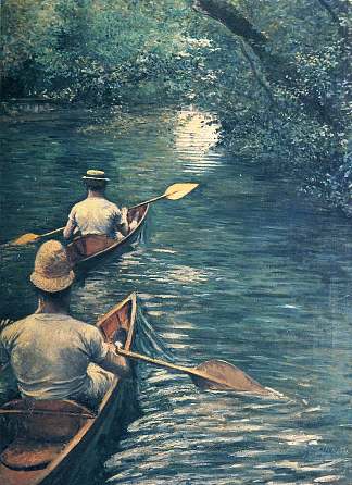 独木舟 The Canoes (1878)，古斯塔夫·卡里伯特