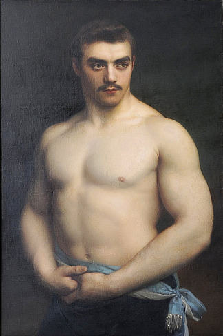 莫里斯·德里亚斯的肖像 Portrait of Maurice Dériaz (1906)，古斯塔夫-克洛德-艾蒂安·库尔图瓦