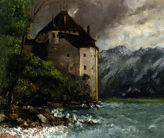 西庸城堡 Chateau de Chillon (1873)，古斯塔夫·库尔贝