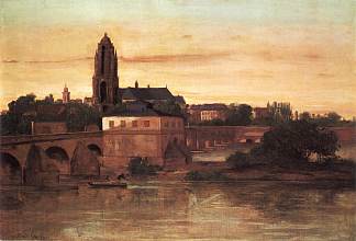 美因河畔法兰克福 Frankfurt am Main (1858)，古斯塔夫·库尔贝