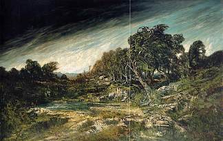 暴风雨来临 The Approaching Storm (c.1855)，古斯塔夫·库尔贝