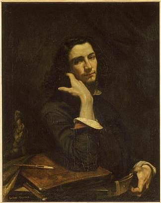 皮带的男人，艺术家的肖像 The Man with the Leather Belt, a Portrait of the Artist，古斯塔夫·库尔贝