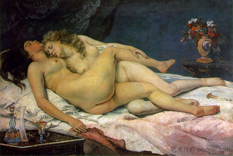 沉睡者 The Sleepers (1866),古斯塔夫·库尔贝