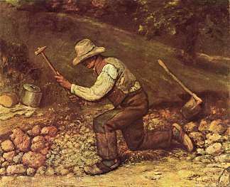 碎石者 The Stone Breaker (1849)，古斯塔夫·库尔贝