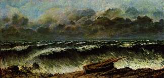 海浪 The Waves (1869)，古斯塔夫·库尔贝