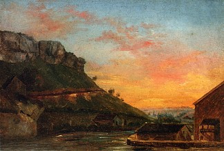 路易谷 Valley of the Loue (1835 – 1836)，古斯塔夫·库尔贝