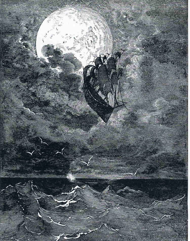 登月之旅 A Voyage to the Moon (c.1868)，古斯塔夫·多尔