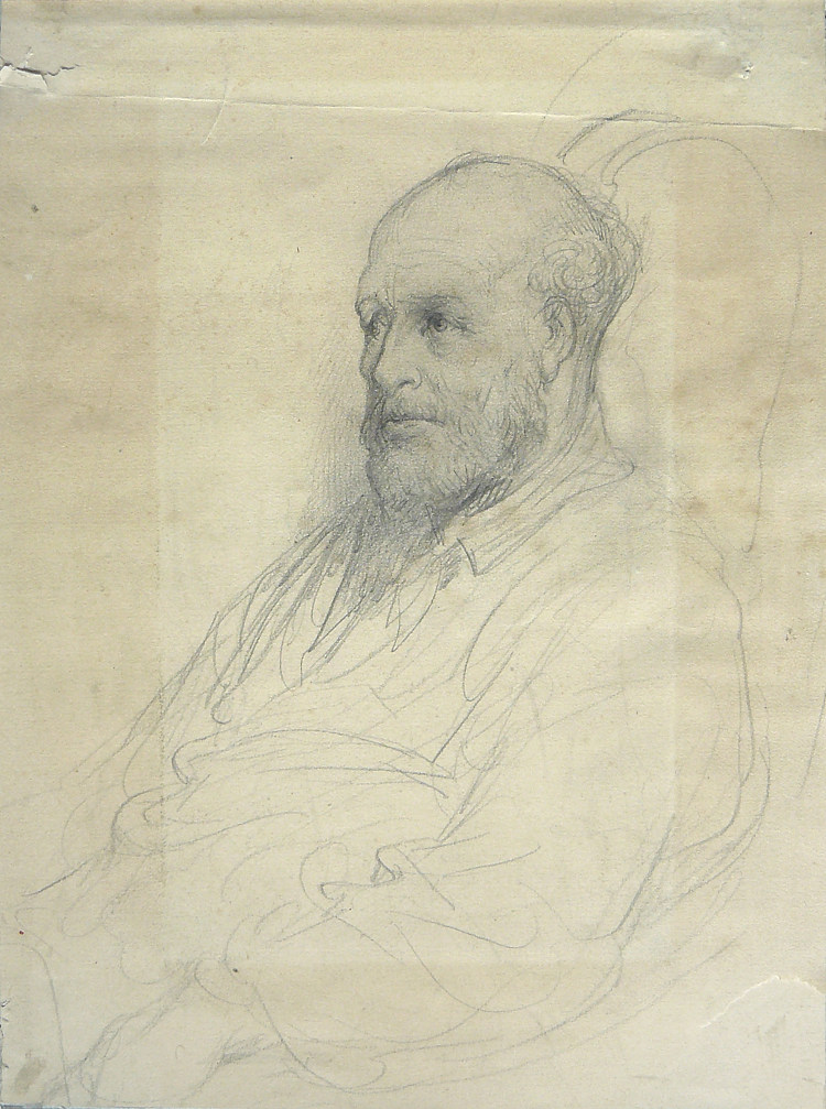 一个男人的肖像 Portrait d'homme (c.1882; France  )，古斯塔夫·多尔