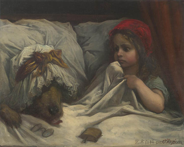 小红帽 Little Red Riding Hood (c.1862)，古斯塔夫·多尔