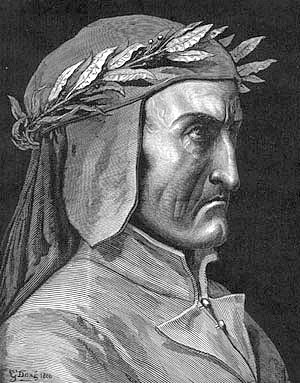 但丁·阿利吉耶里的肖像 Portrait of Dante Alighieri (1860)，古斯塔夫·多尔