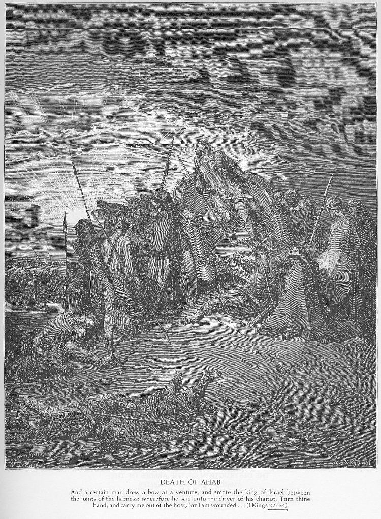 亚哈之死 The Death of Ahab，古斯塔夫·多尔