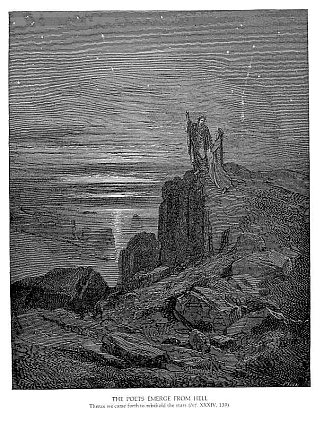 诗人从地狱中出现 The Poets Emerge from Hell，古斯塔夫·多尔