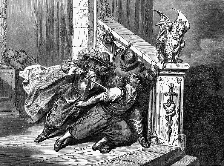 他们把剑他的身体 They Plunged Their Swords Through His Body,古斯塔夫·多尔