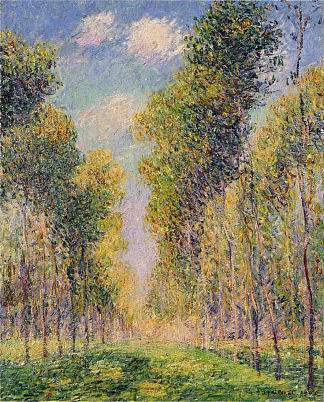 杨树巷 Alley of Poplars (1900)，古斯塔夫·洛伊索