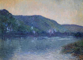 塞纳河上的船在奥塞尔 Boats on the Seine at Oissel (1909)，古斯塔夫·洛伊索