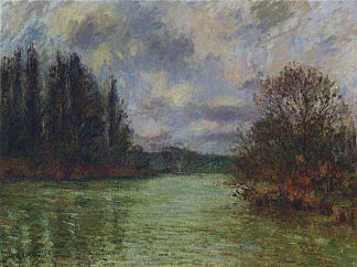 在瓦兹河畔 By the Oise River (1892)，古斯塔夫·洛伊索