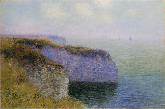 埃特雷塔悬崖 Cliffs of Etretat (1902)，古斯塔夫·洛伊索