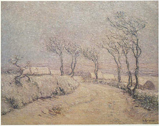 雪景 Landscape in Snow (1900)，古斯塔夫·洛伊索