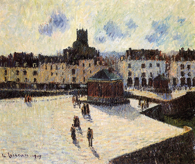 迪耶普港 Port at Dieppe (1905)，古斯塔夫·洛伊索