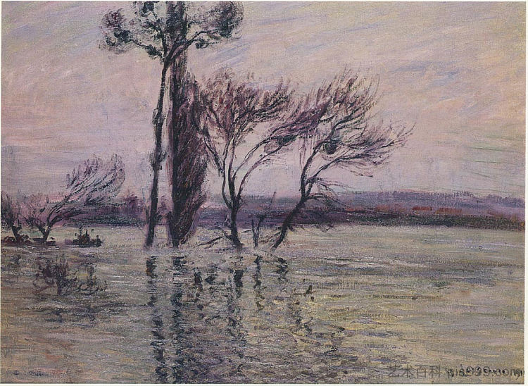 水下的伊勒角 The Pointe de L Ile Under Water (1910)，古斯塔夫·洛伊索