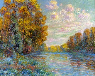 秋天的河流 The River in Autumn (1912)，古斯塔夫·洛伊索