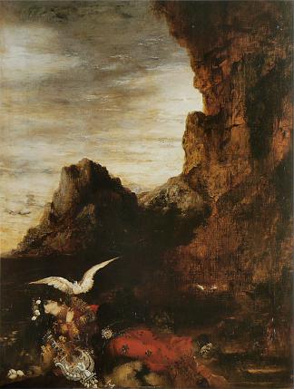 萨福之死 Death of Sappho (c.1870)，古斯塔夫·莫罗