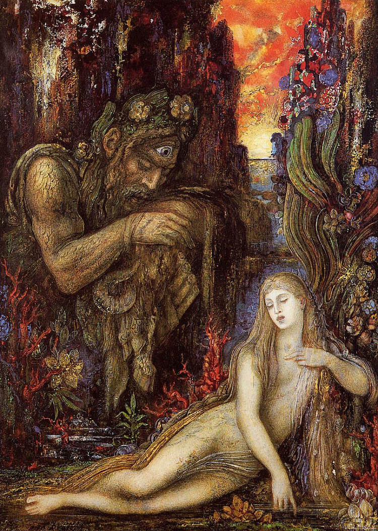 加拉蒂亚 Galatea (c.1896),古斯塔夫·莫罗